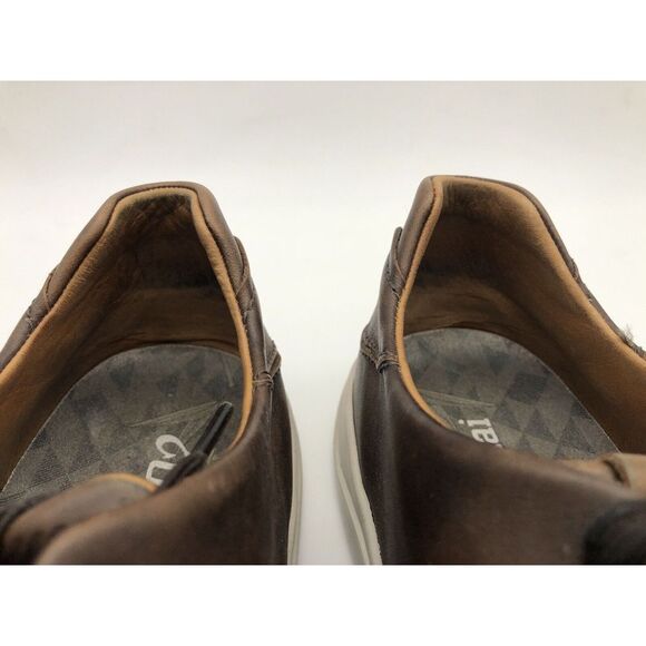 Olukai Lae'ahi Li 'Ili Lace Up Leather Sneakers Mens Dark Brown Patina Size 8.5 - Picture 8 of 13